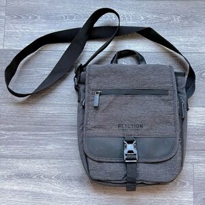 Kenneth Cole Reaction Grey Modern Sport Day Shoulder Bag